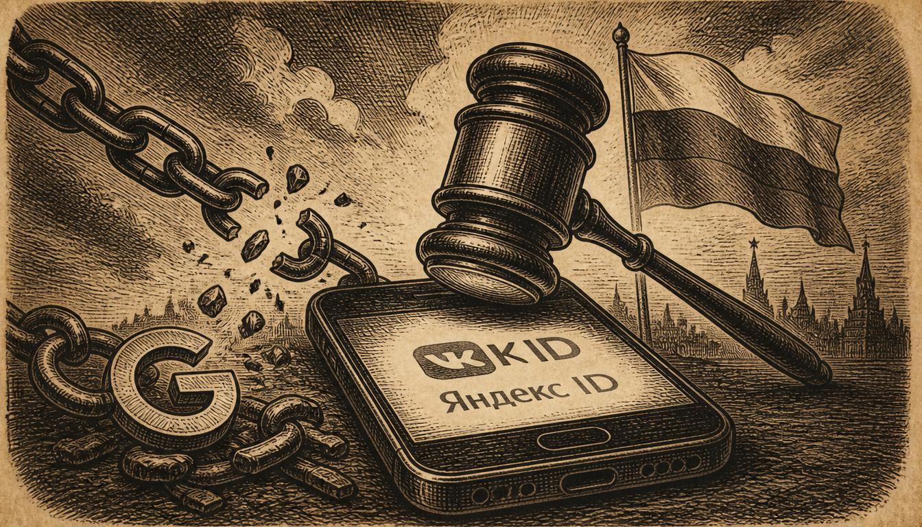 За авторизацию через иностранные сервисы будут штрафовать